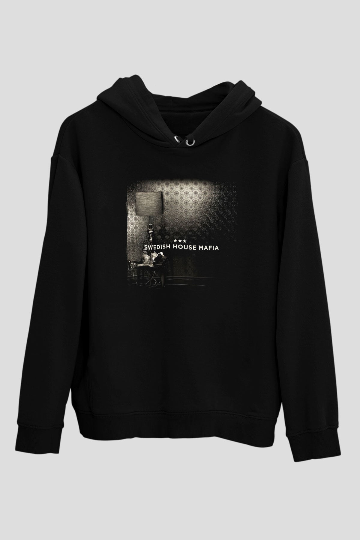 Swedish House Mafia Siyah Unisex Kapüşonlu Sweatshirt