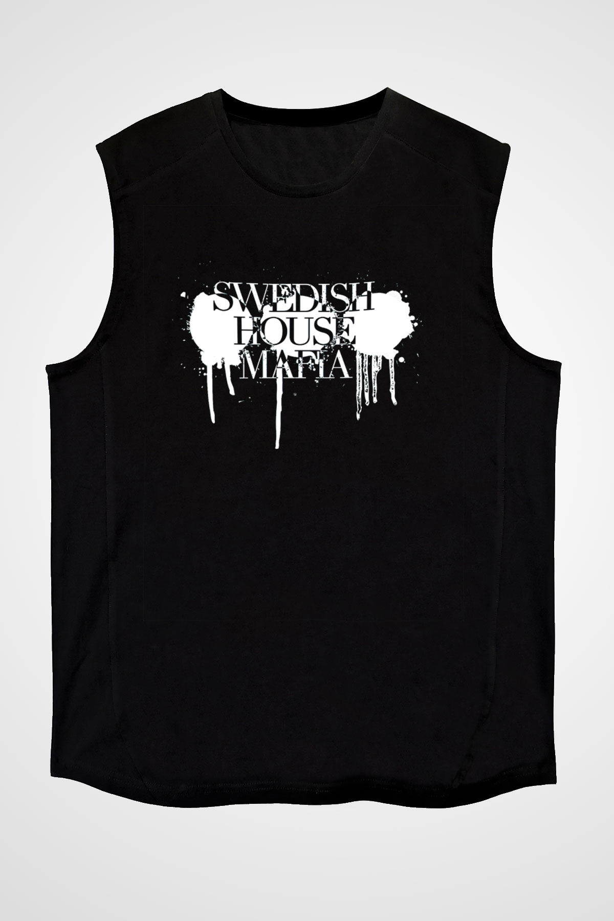 Swedish House Mafia Siyah Unisex Kolsuz Tişört