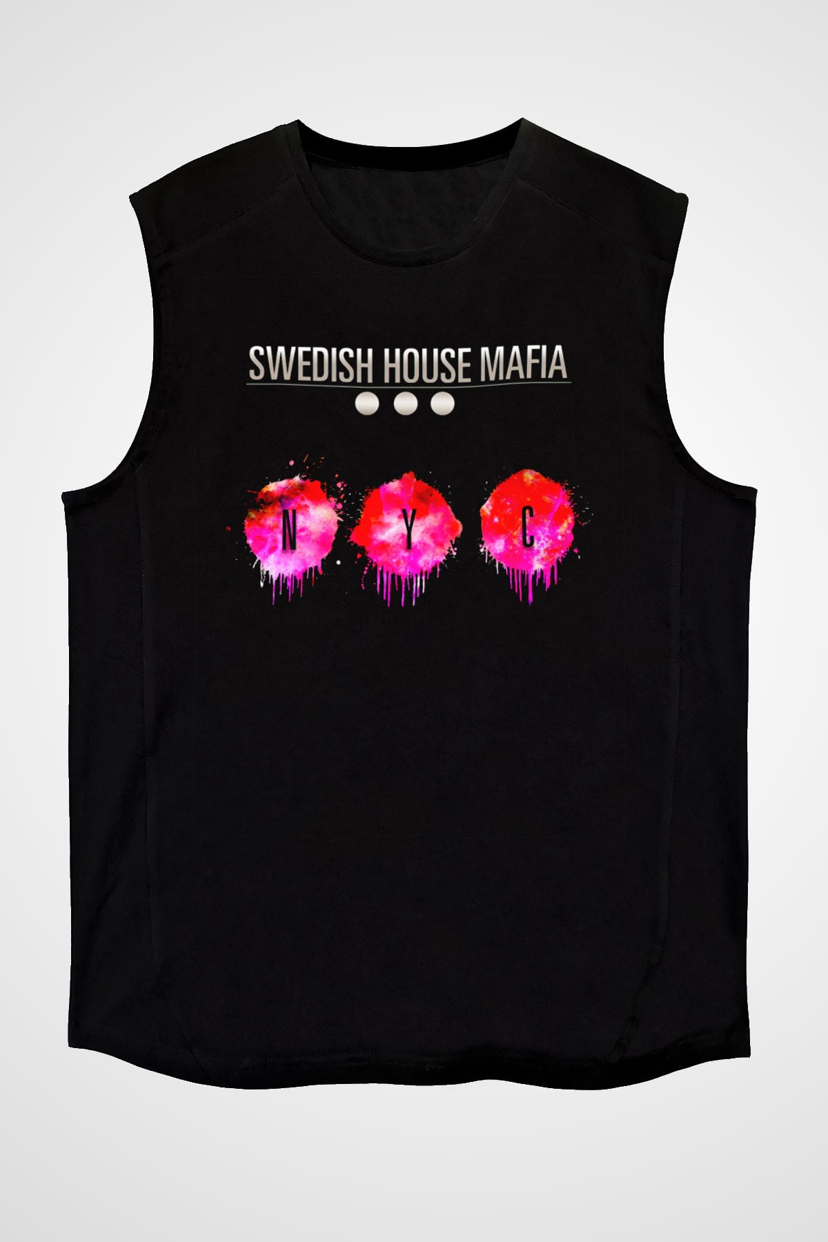 Swedish House Mafia Siyah Unisex Kolsuz Tişört