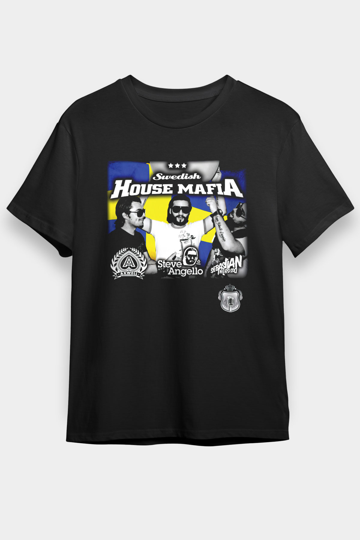 Swedish House Mafia Siyah Unisex Tişört T-Shirt - TişörtFabrikası