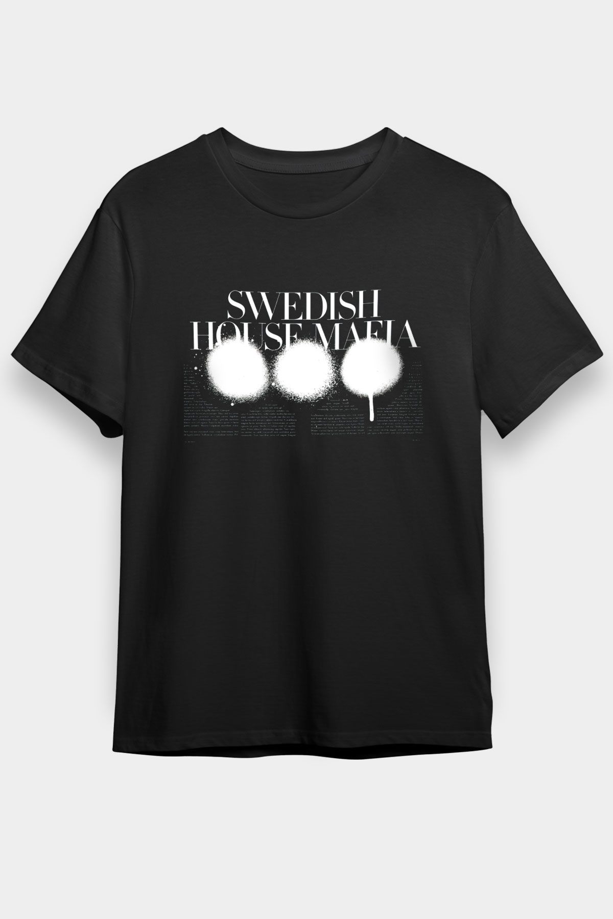 Swedish House Mafia Siyah Unisex Tişört T-Shirt - TişörtFabrikası