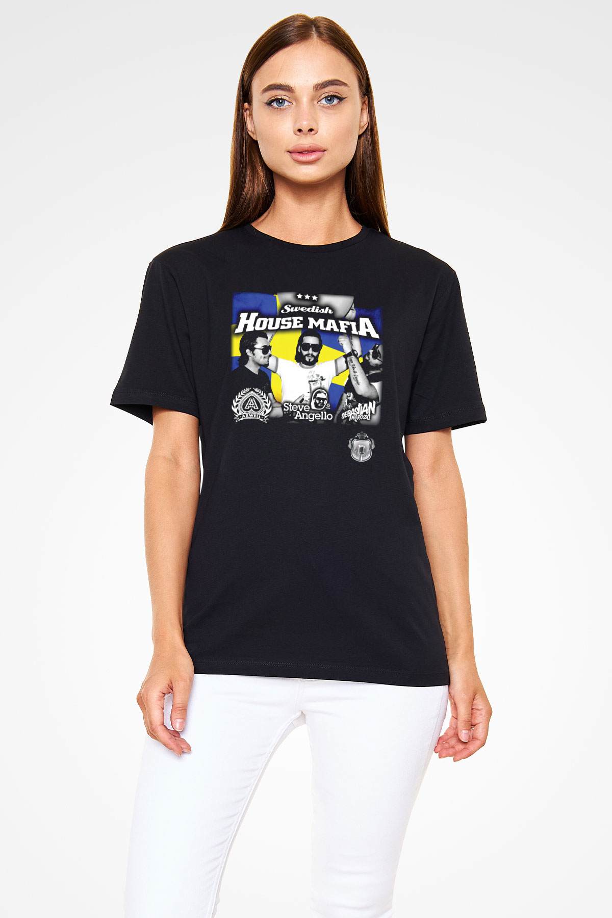 Swedish House Mafia Siyah Unisex Tişört T-Shirt - TişörtFabrikası