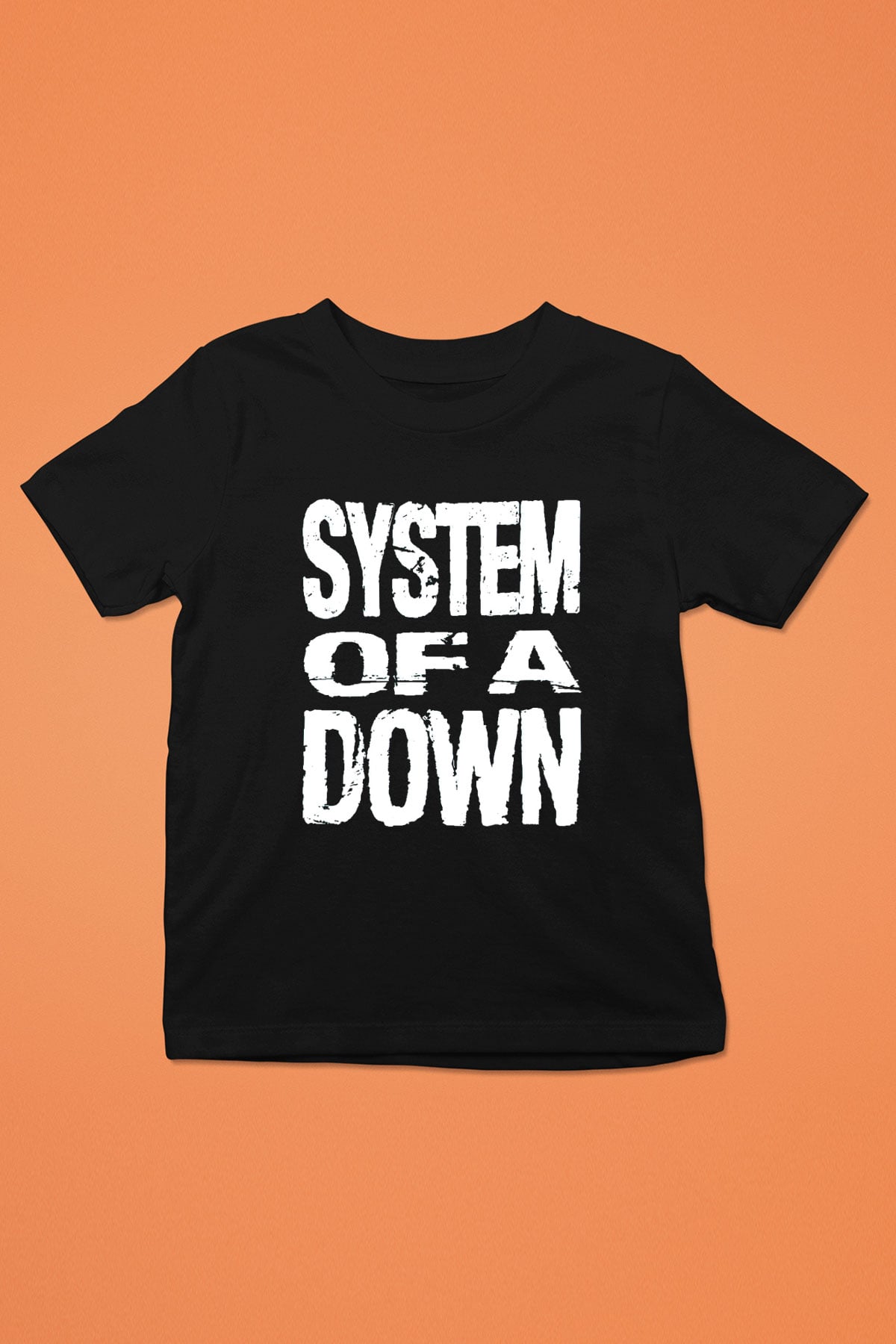 System of a Down Baskılı Siyah Unisex Çocuk Tişört