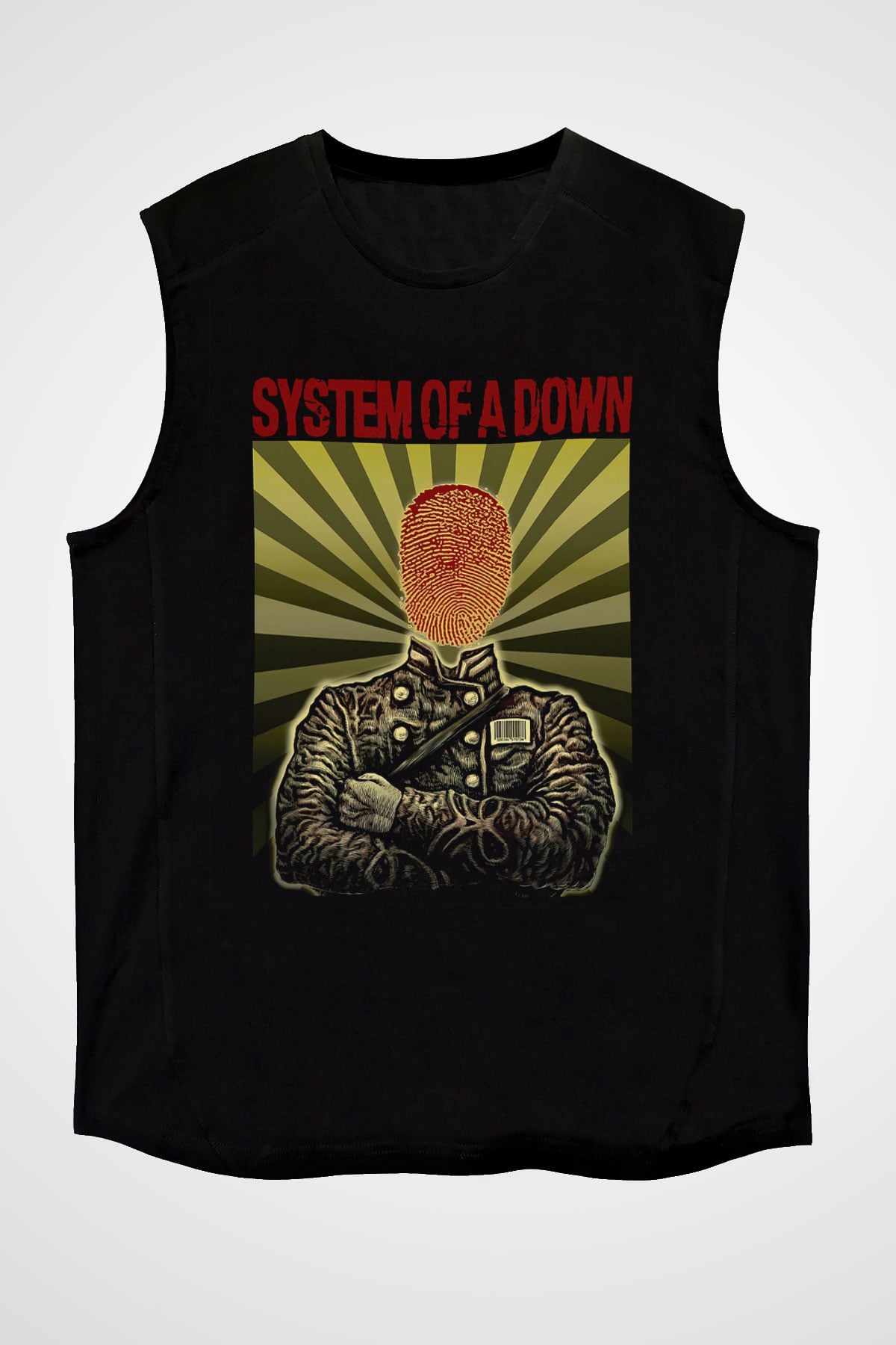 System of a Down Siyah Unisex Kolsuz Tişört
