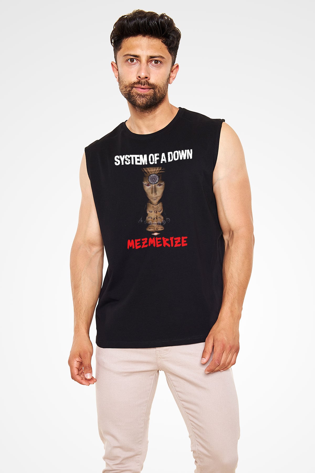 System of a Down Siyah Unisex Kolsuz Tişört