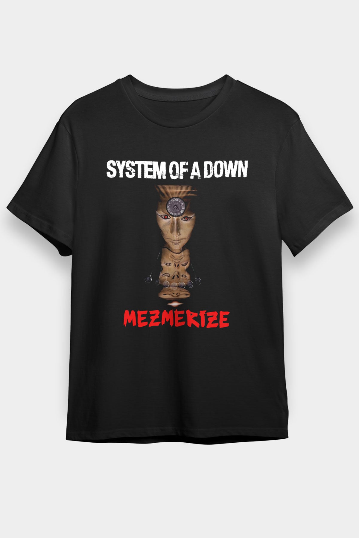 System of a Down Siyah Unisex Tişört T-Shirt - TişörtFabrikası