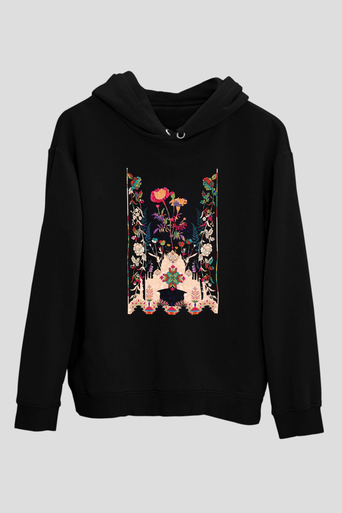 Tac Mahal Siyah Unisex Hoodie