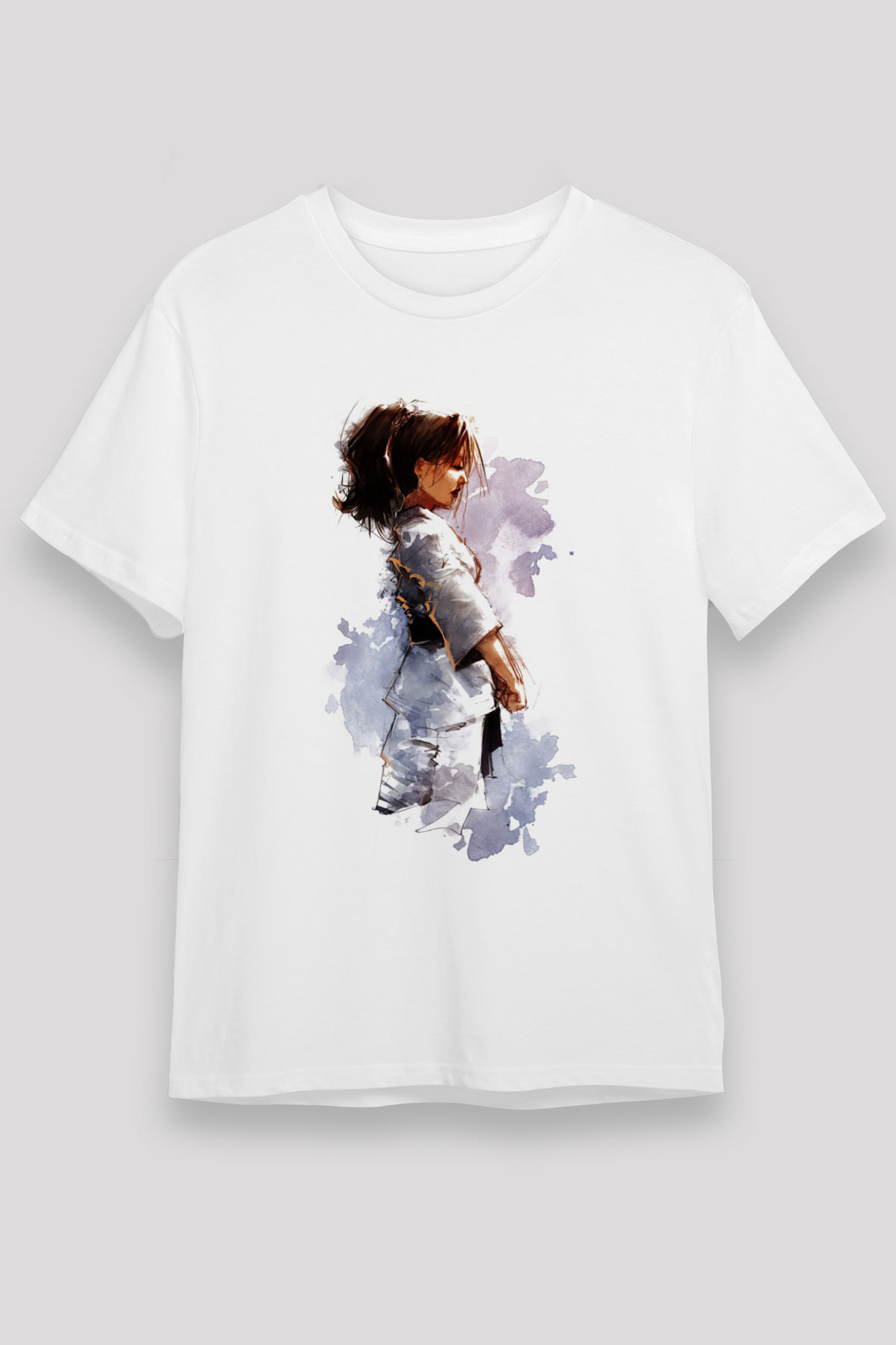 Taekwondo Beyaz Unisex Tişört T-Shirt - TişörtFabrikası
