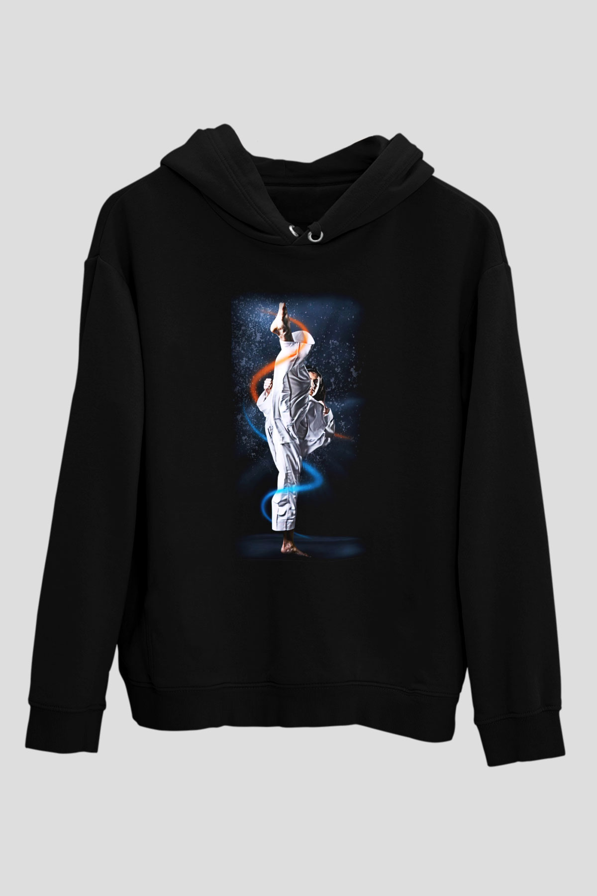 Taekwondo Siyah Unisex Hoodie