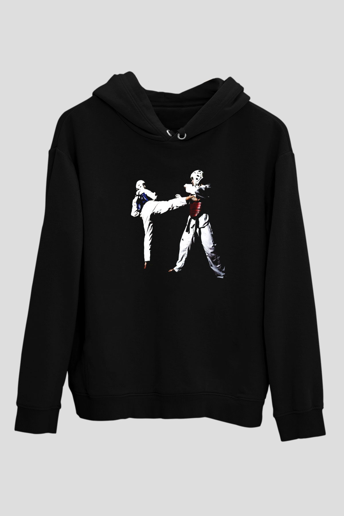 Taekwondo Siyah Unisex Hoodie