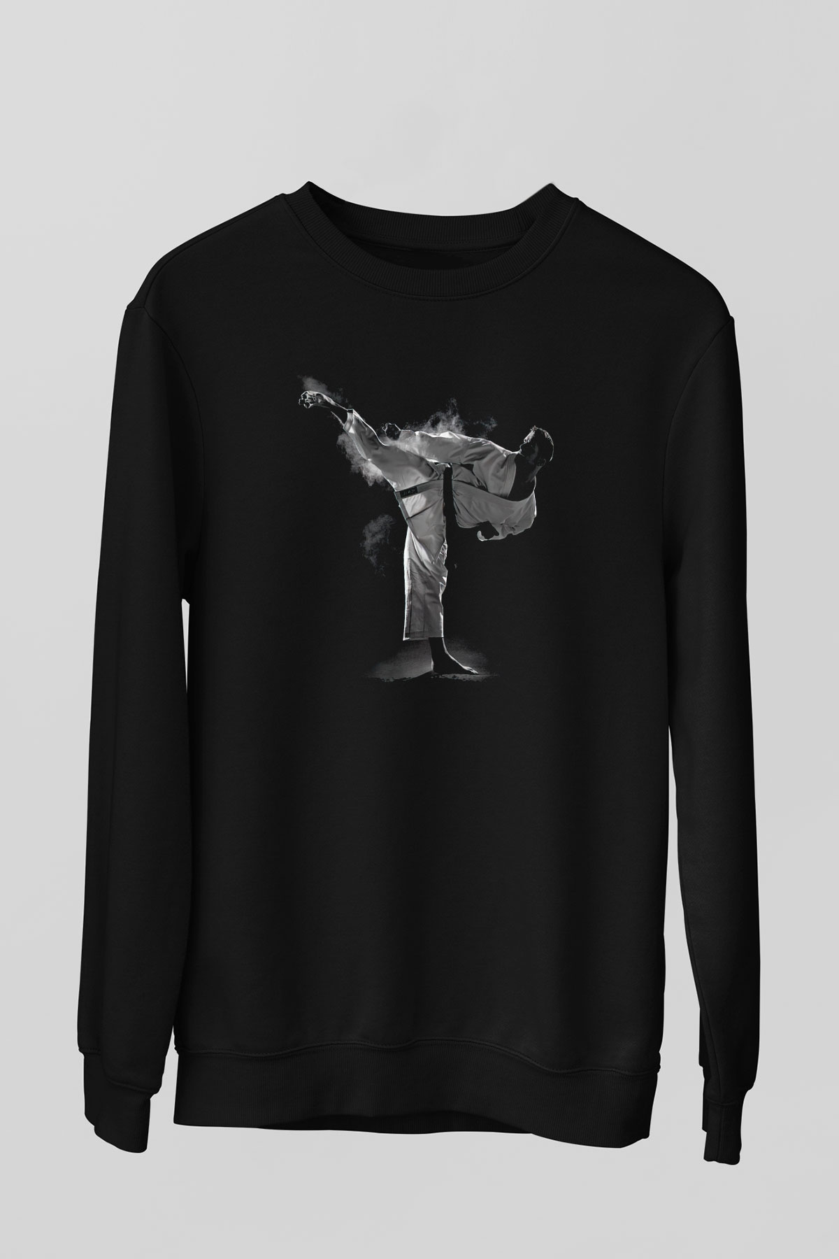 Taekwondo Siyah Unisex Sweatshirt