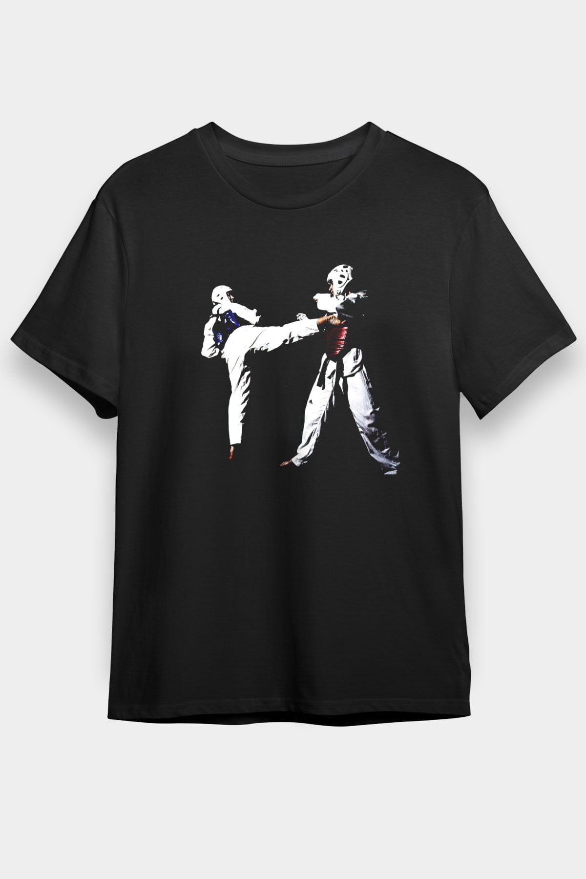Taekwondo Siyah Unisex Tişört T-Shirt - TişörtFabrikası