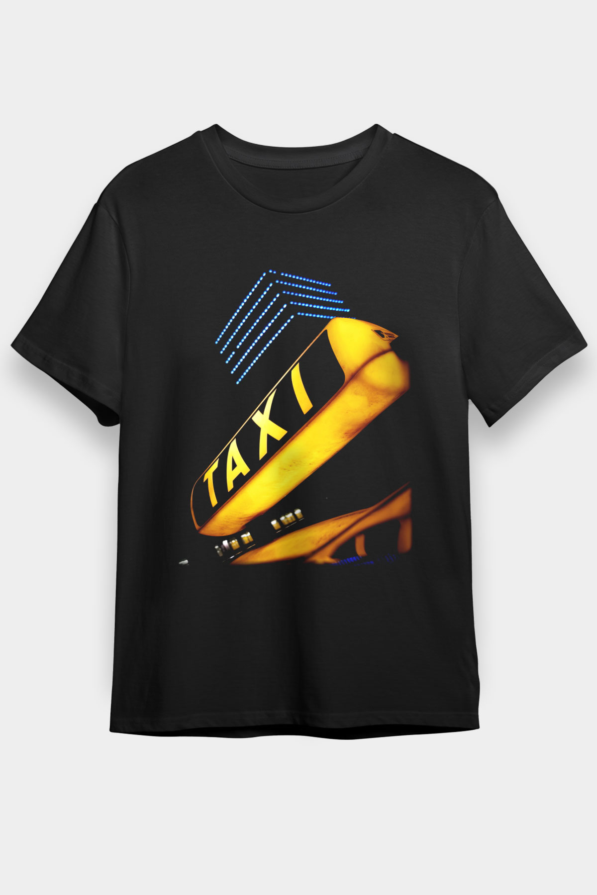 Taksici Siyah Unisex Tişört T-Shirt - TişörtFabrikası