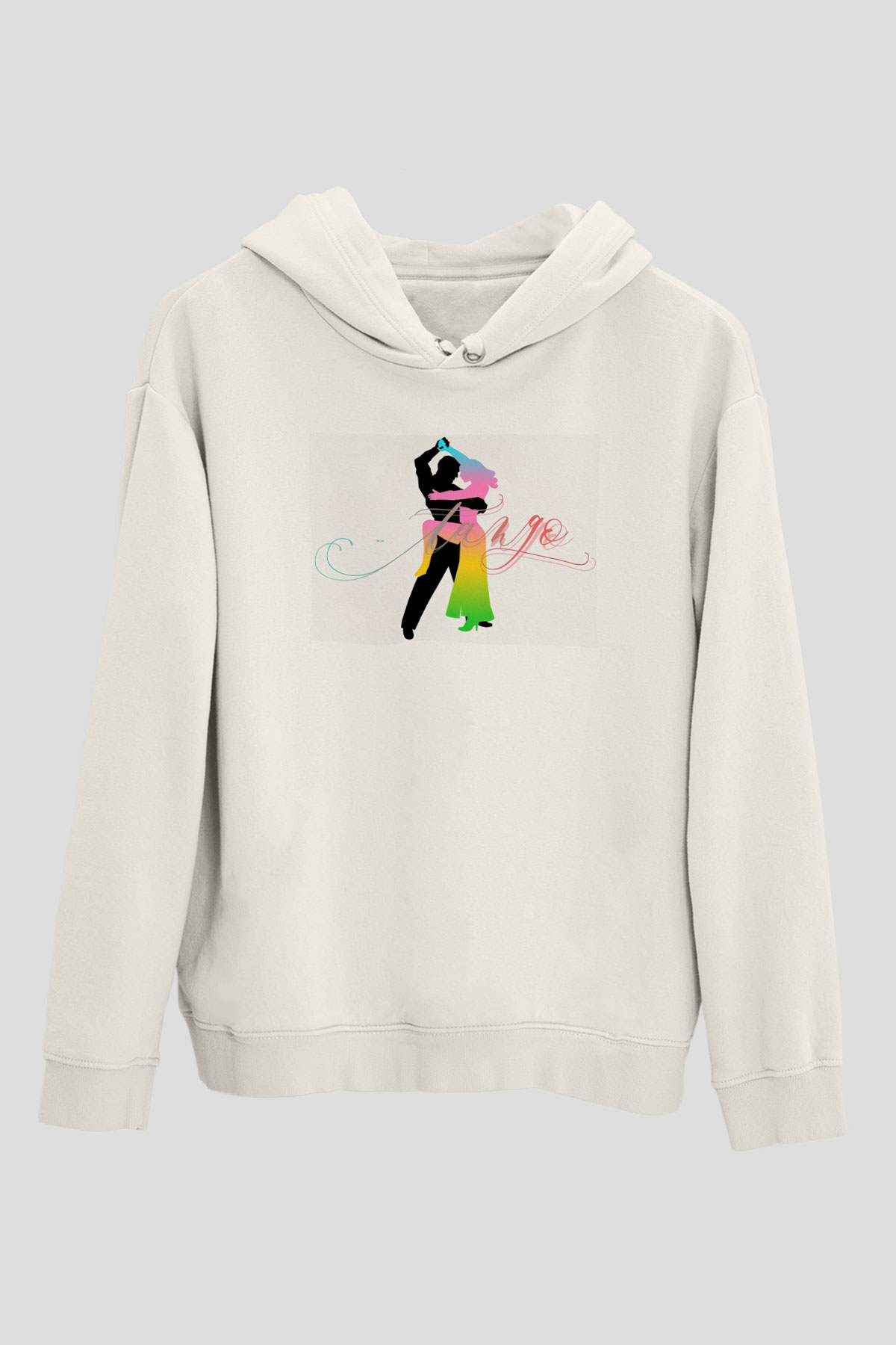 Tango Beyaz Unisex Hoodie