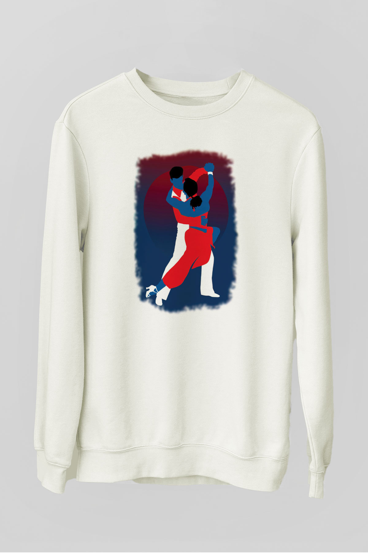Tango Beyaz Unisex Sweatshirt