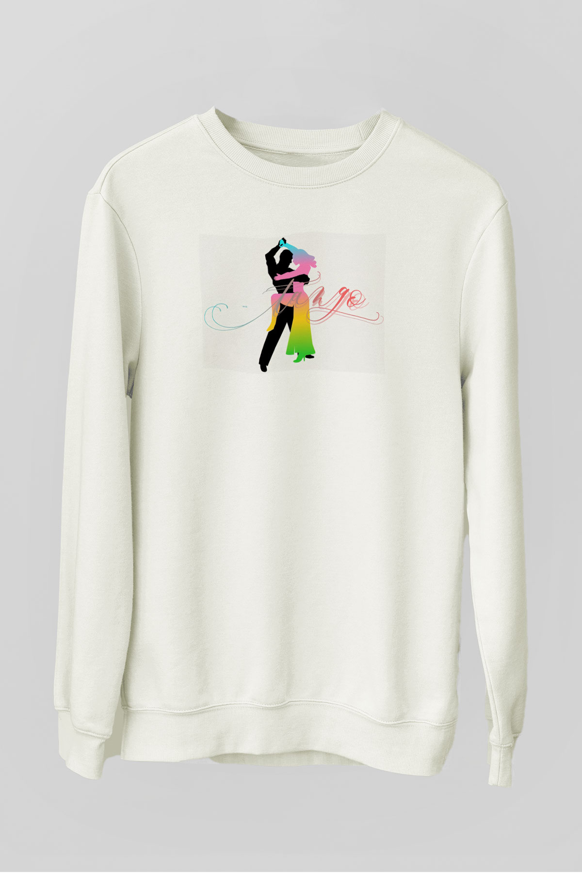 Tango Beyaz Unisex Sweatshirt