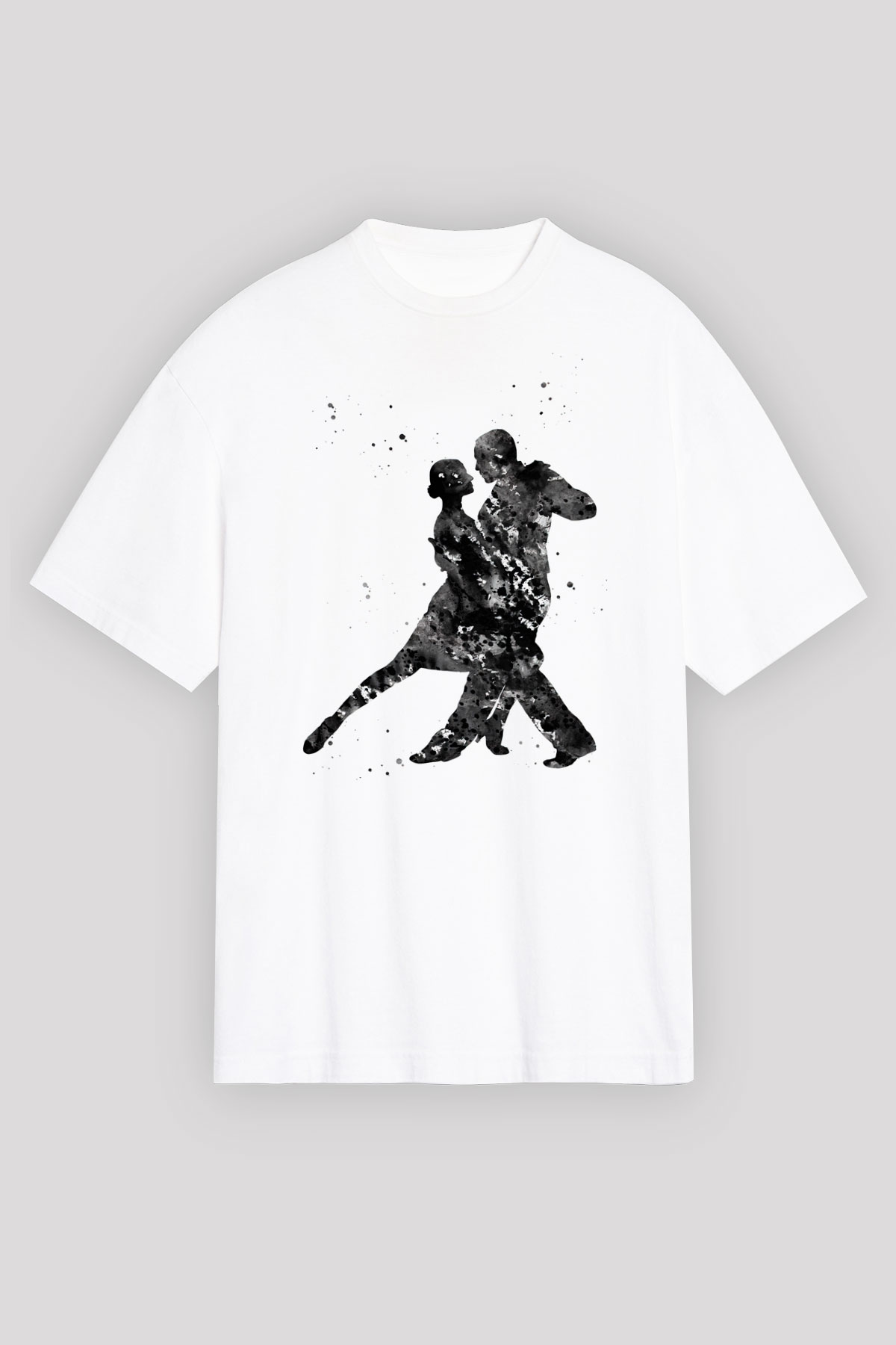 Tango Beyaz Oversize Tişört Oversize T-shirt - TişörtFabrikası