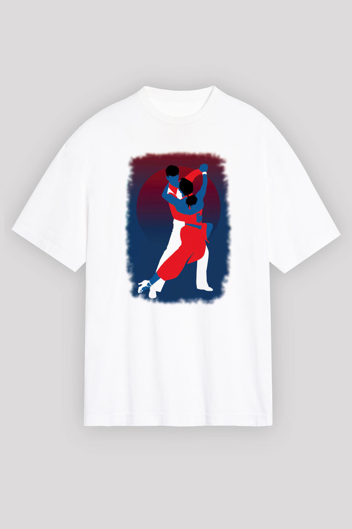 Tango Beyaz Oversize Tişört Oversize T-shirt - TişörtFabrikası