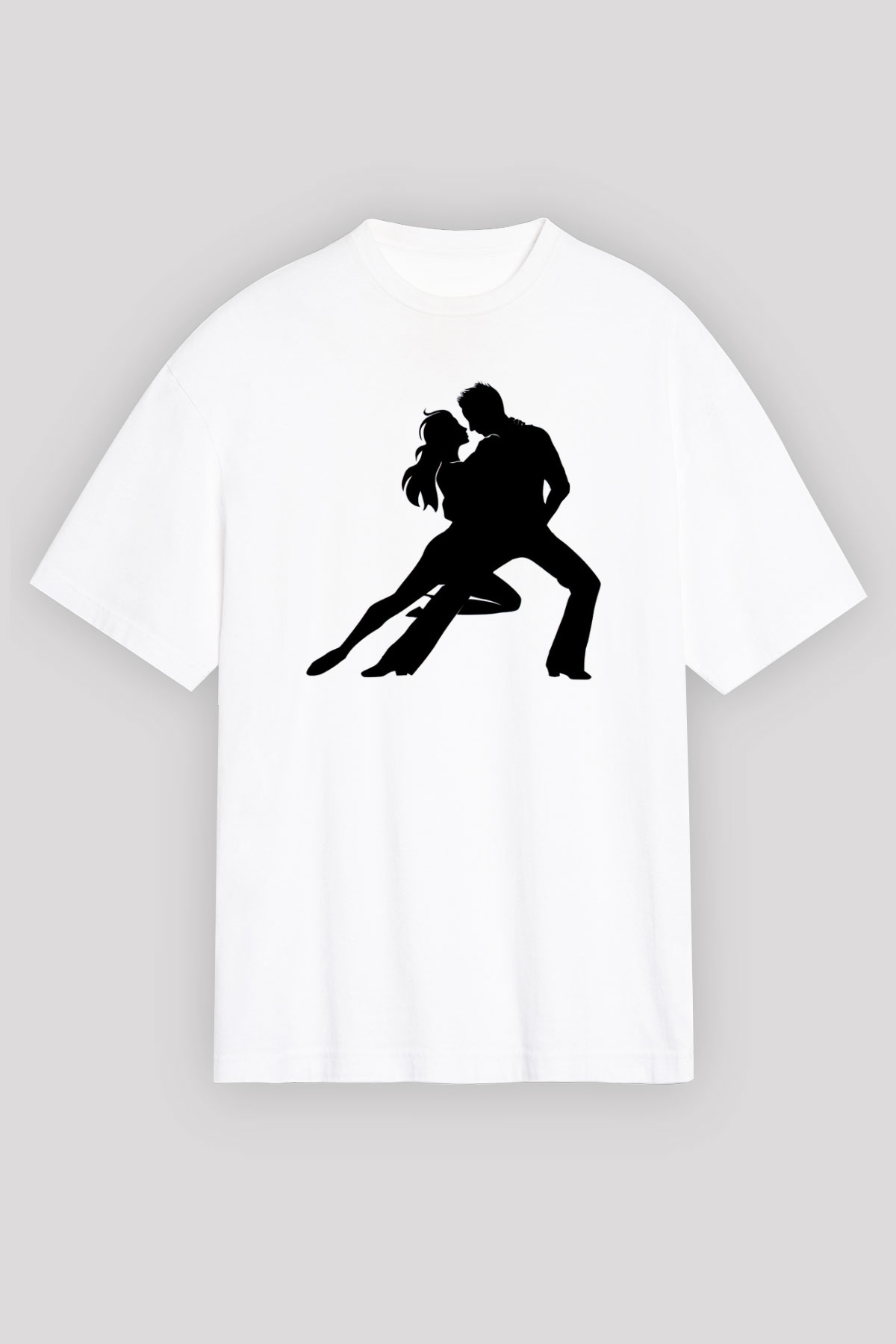 Tango Beyaz Oversize Tişört Oversize T-shirt - TişörtFabrikası