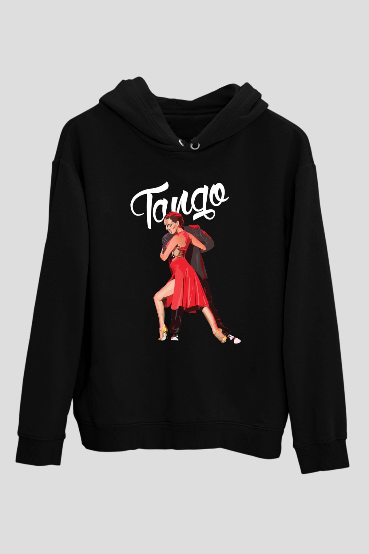 Tango Siyah Unisex Hoodie