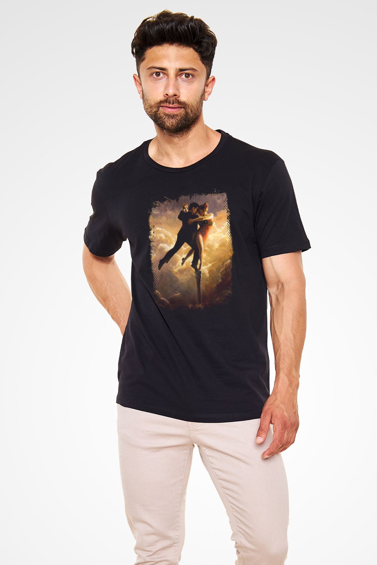 Tango Siyah Unisex Tişört T-Shirt - TişörtFabrikası