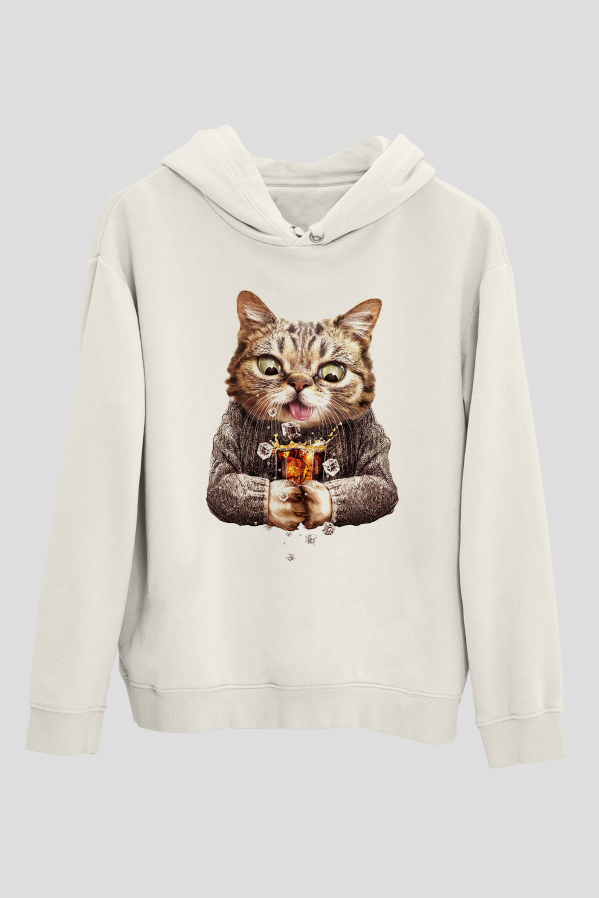 Tasarım Kapşonlu Sweatshirt TSR116