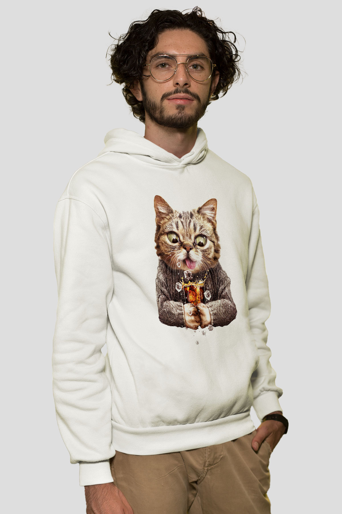 Tasarım Kapşonlu Sweatshirt TSR116
