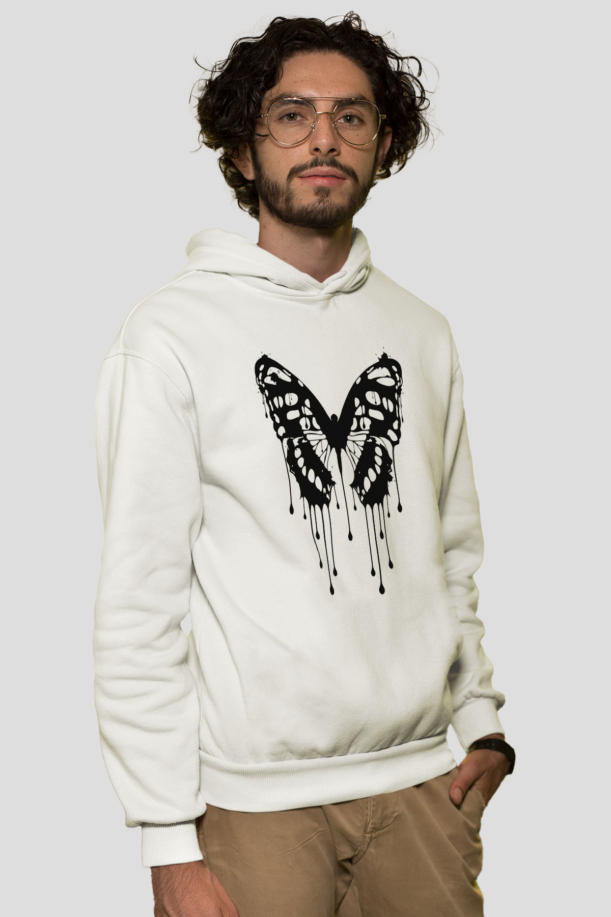 Tasarım Kapşonlu Sweatshirt TSR219