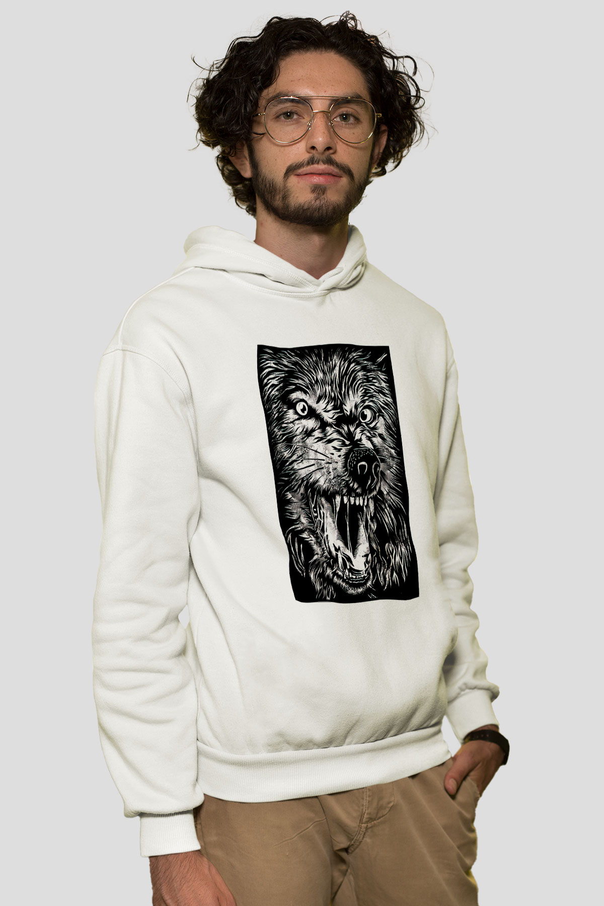 Tasarım Kapşonlu Sweatshirt TSR276