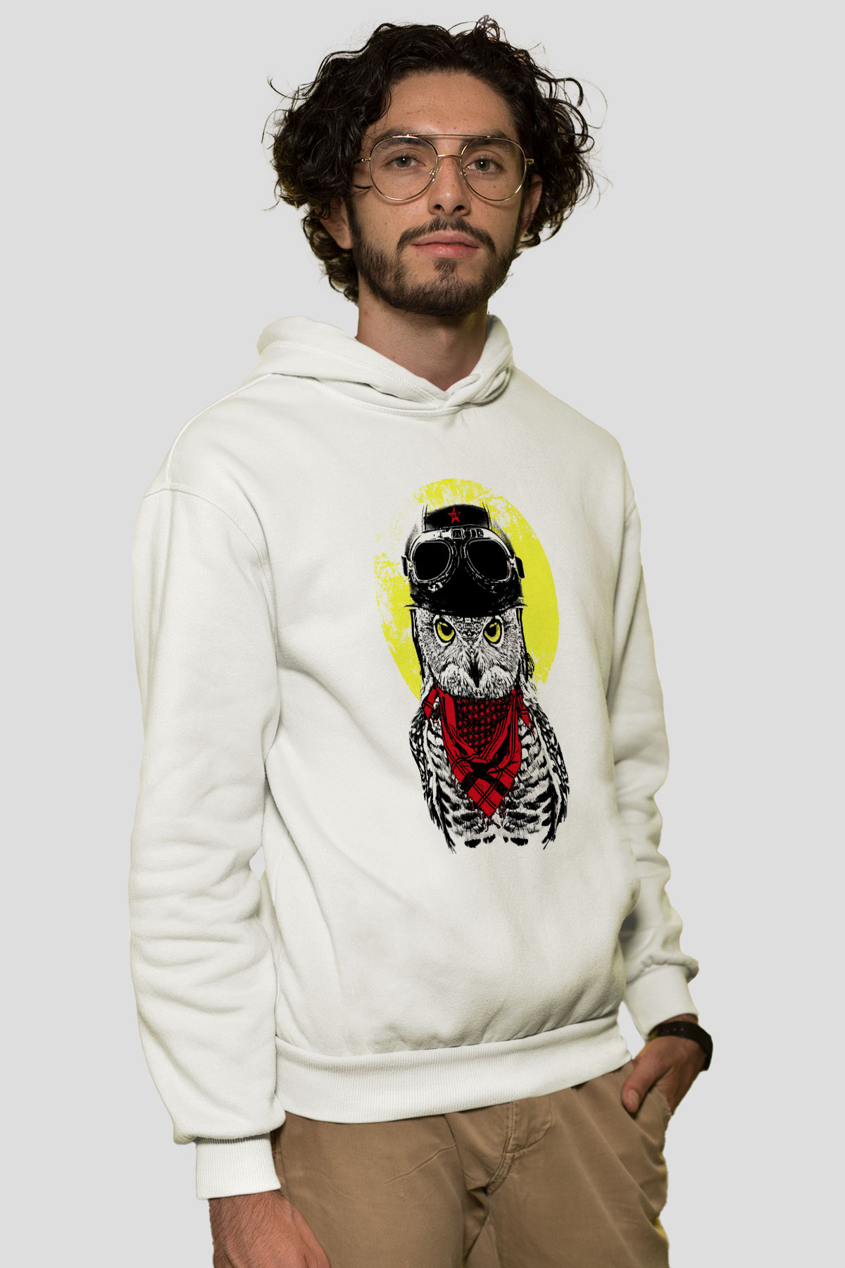 Tasarım Kapşonlu Sweatshirt TSR283