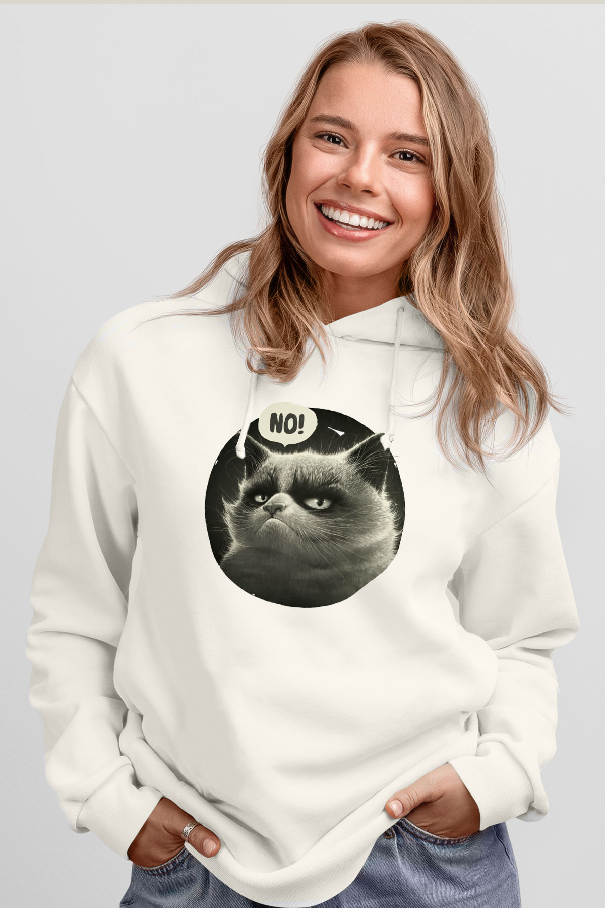Tasarım Kapşonlu Sweatshirt TSR286