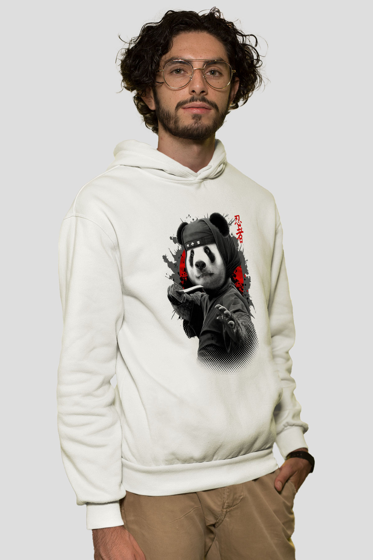 Tasarım Kapşonlu Sweatshirt TSR43