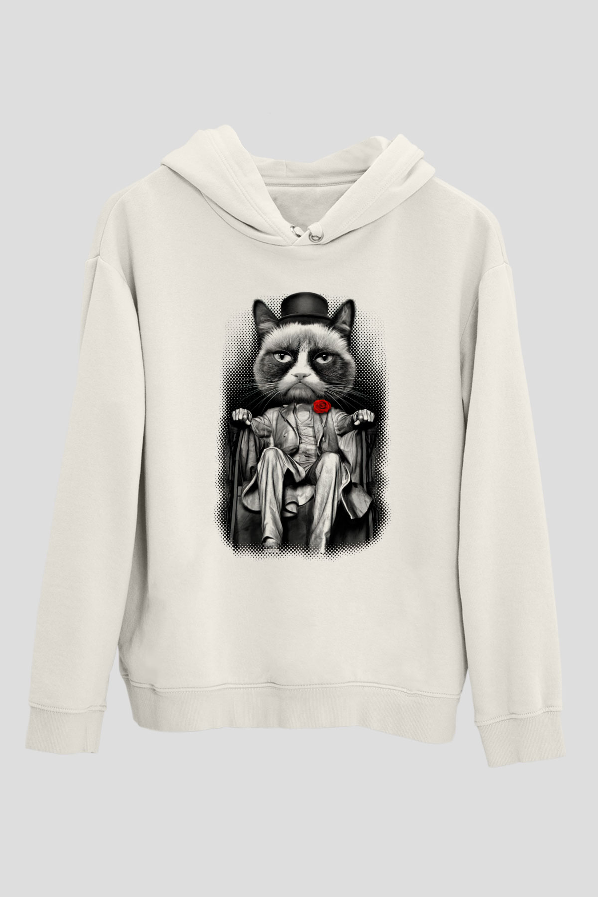 Tasarım Kapşonlu Sweatshirt TSR44