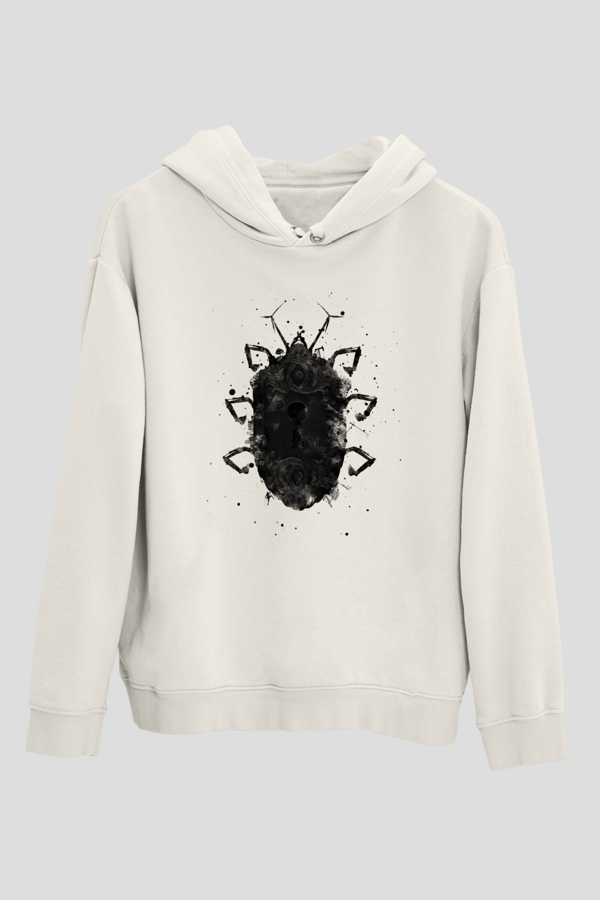 Tasarım Kapşonlu Sweatshirt TSR45