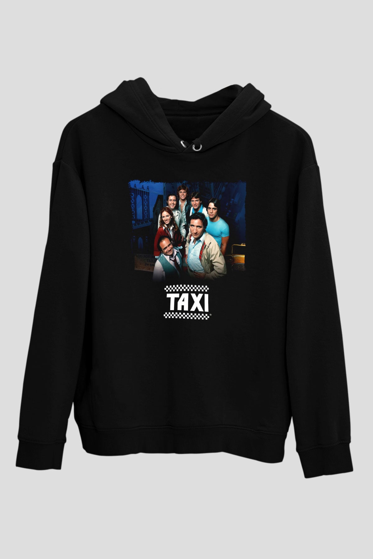 Taxi Siyah Unisex Hoodie