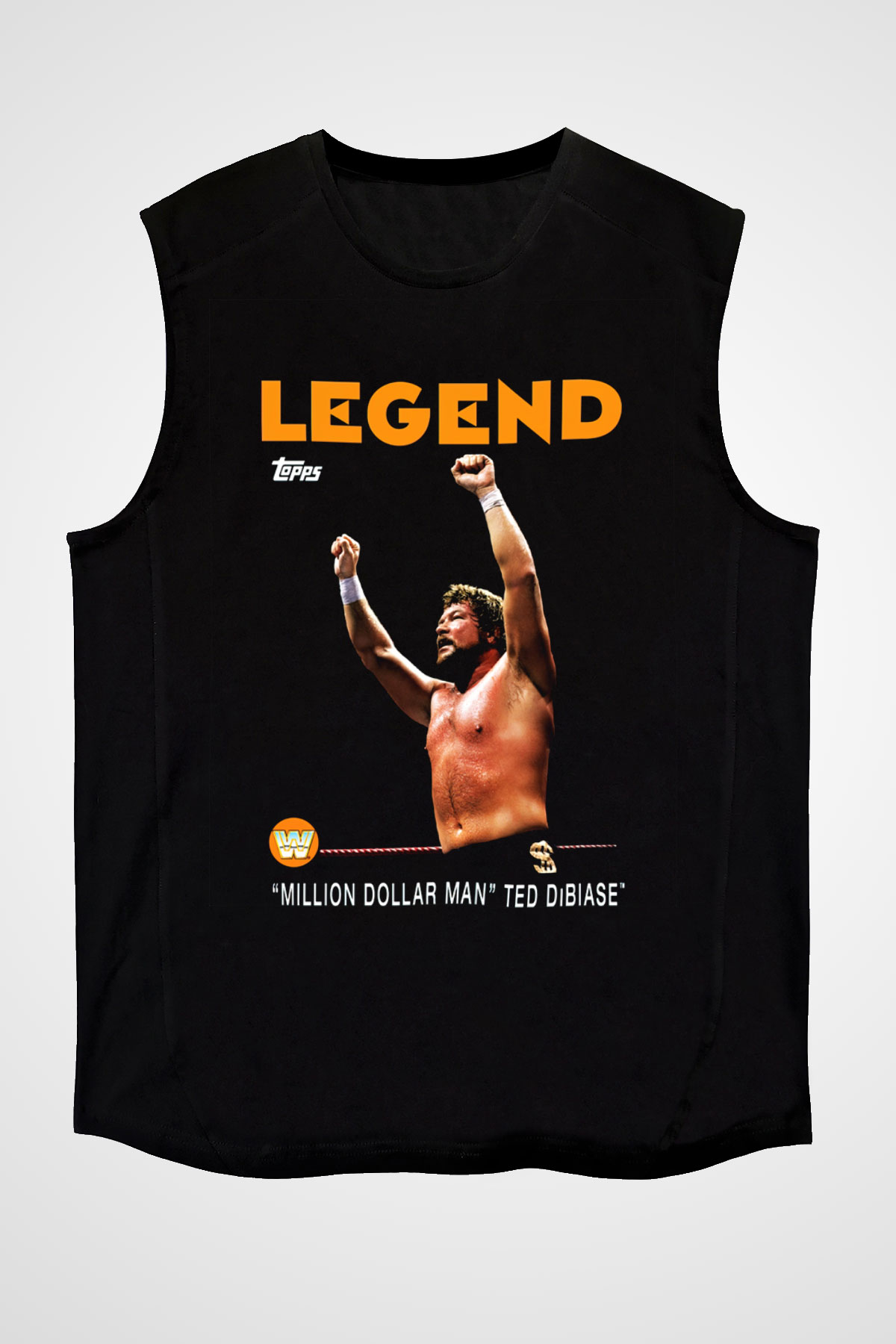 Ted DiBiase Siyah Unisex Kolsuz Tişört