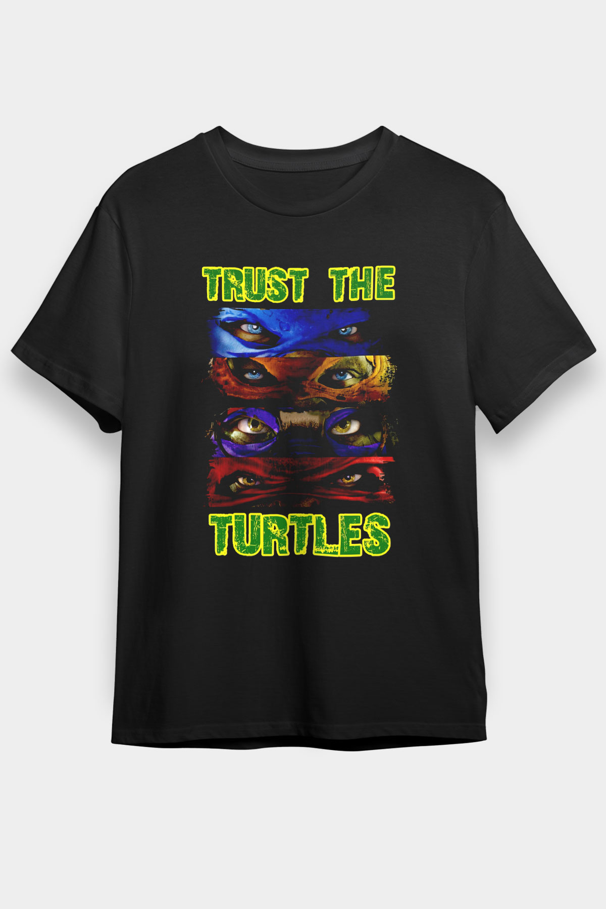 Teenage Mutant Ninja Turtles Ninja Kaplumbağalar Siyah Unisex Tişört