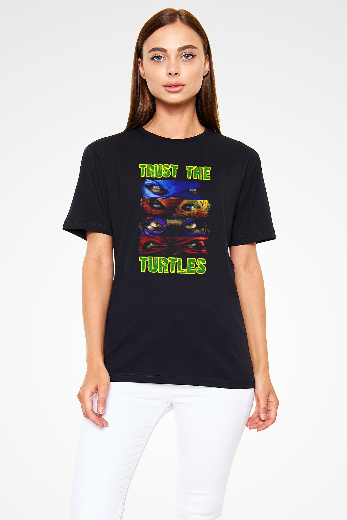 Teenage Mutant Ninja Turtles Ninja Kaplumbağalar Siyah Unisex Tişört