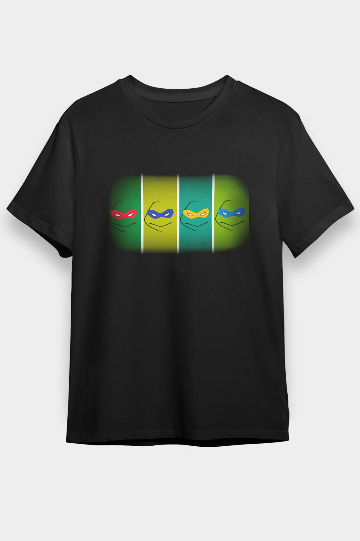 Teenage Mutant Ninja Turtles Ninja Kaplumbağalar Siyah Unisex Tişört