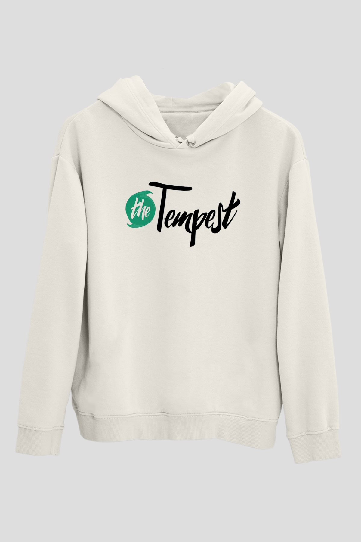 Tempest Beyaz Unisex Hoodie