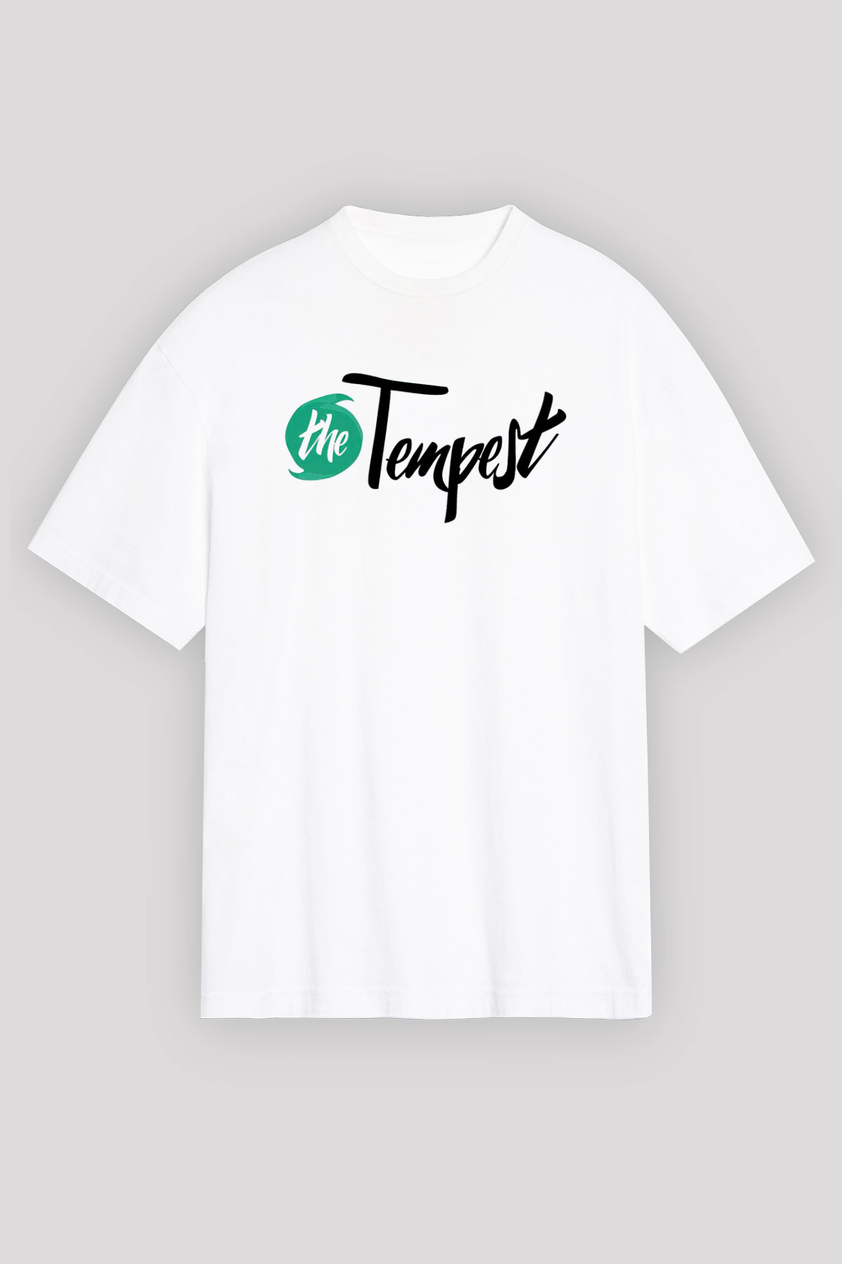 Tempest Beyaz Oversize Tişört
