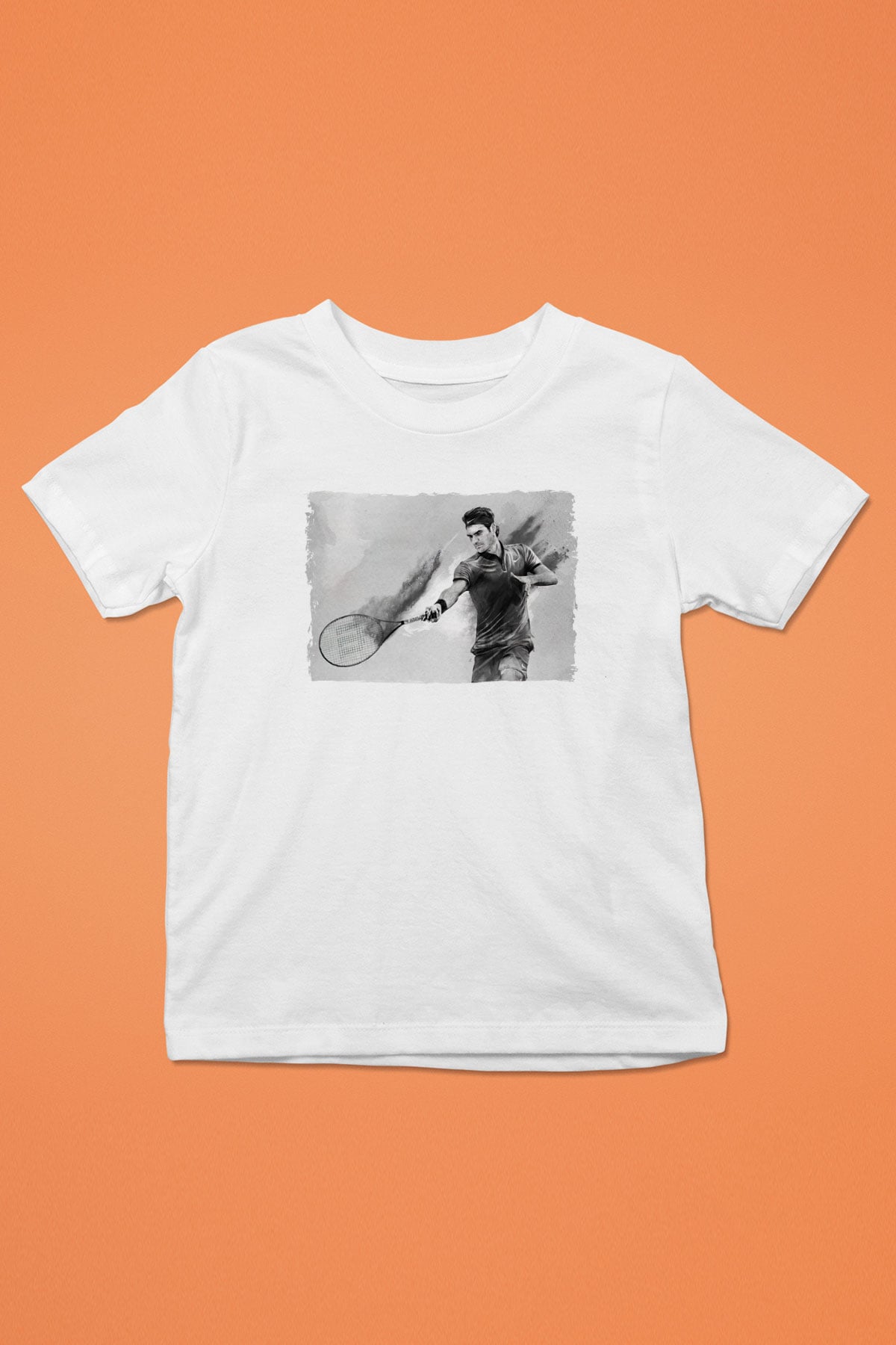 Tenis Beyaz Unisex Çocuk Tişört