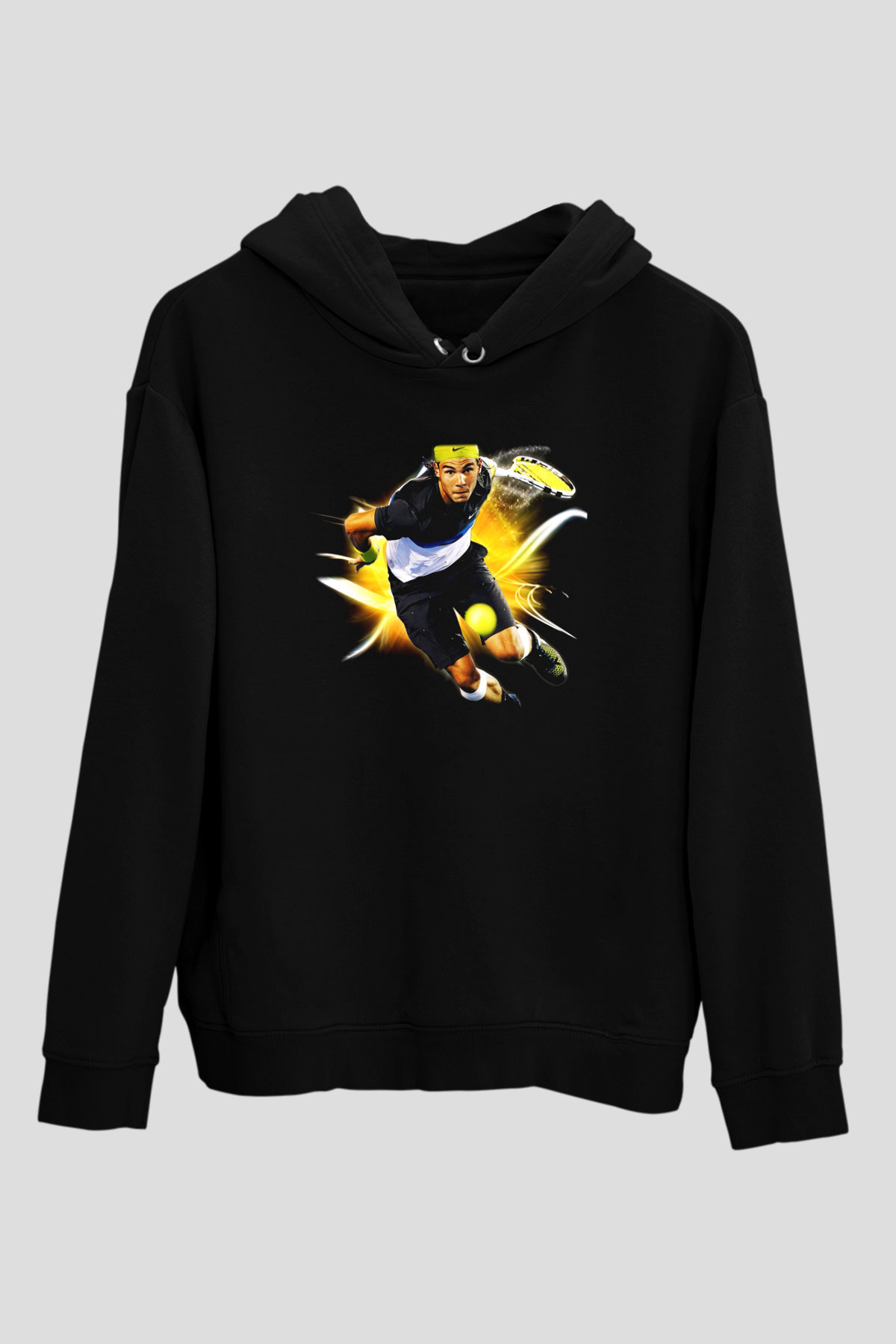 Tenis Siyah Unisex Hoodie