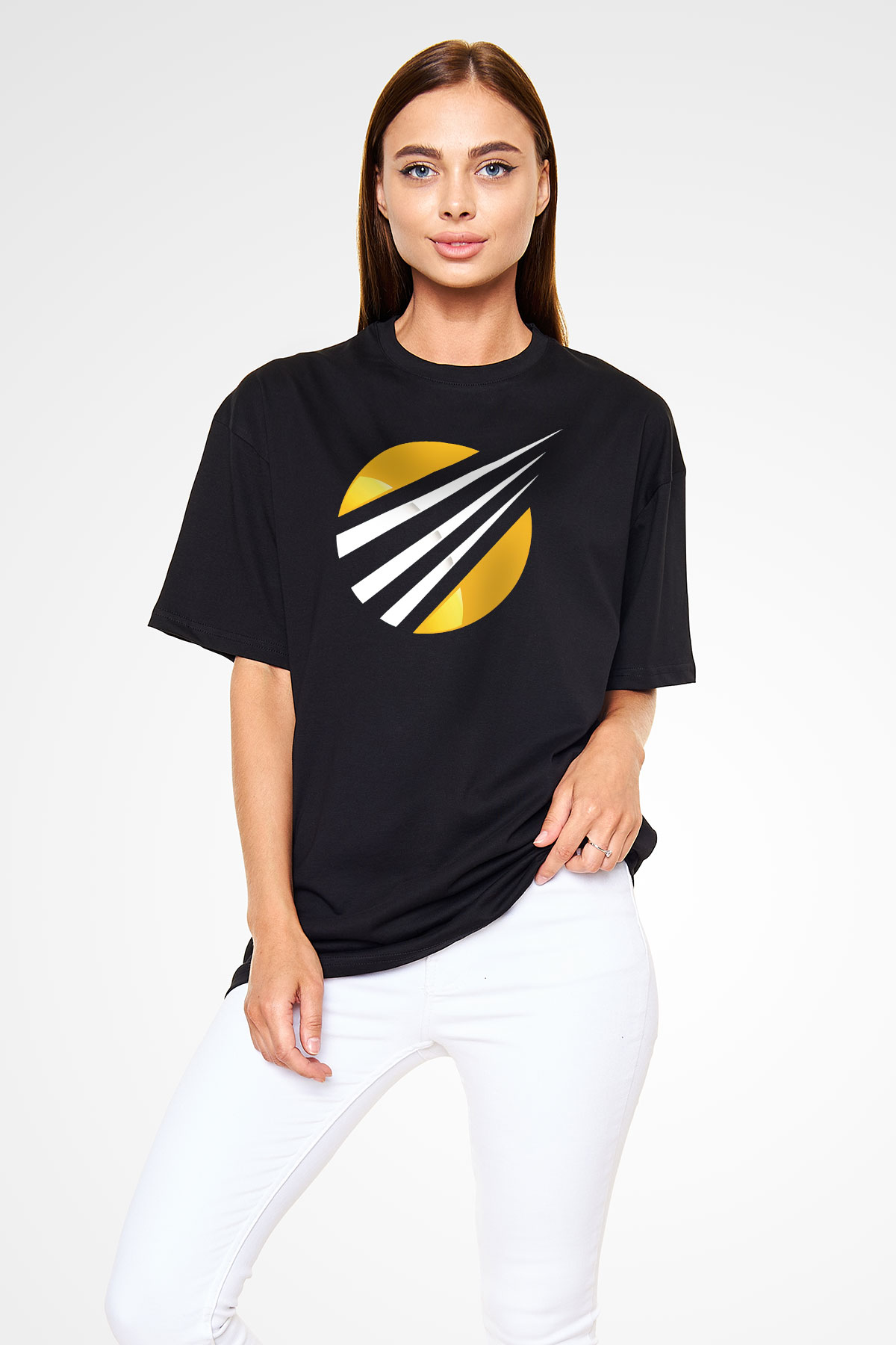 Tenis Siyah Oversize Tişört Oversize T-shirt - TişörtFabrikası