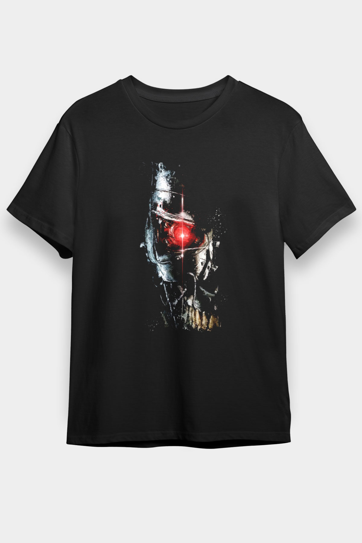 Terminatör Siyah Unisex Tişört T-Shirt