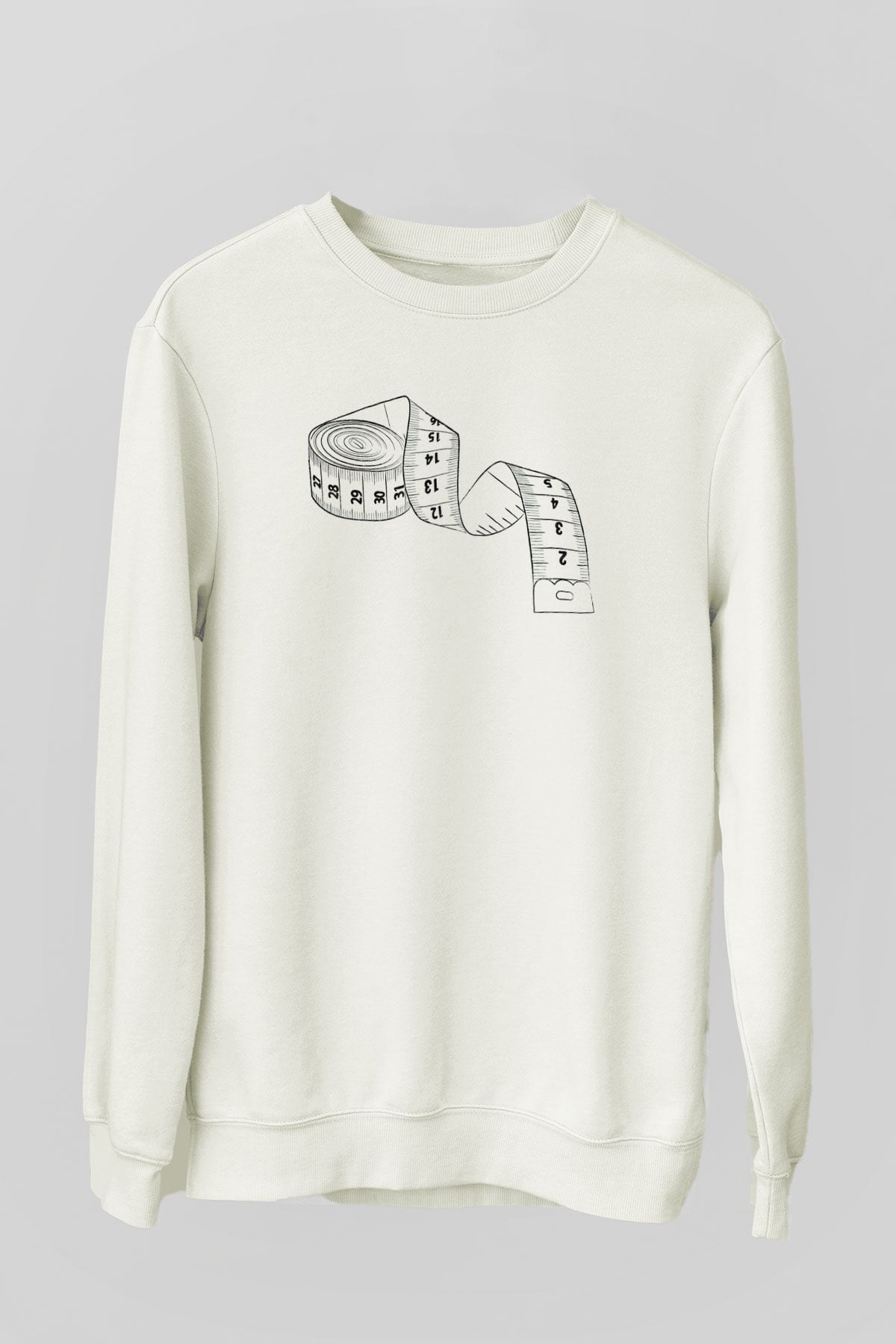 Terzi Beyaz Unisex Sweatshirt