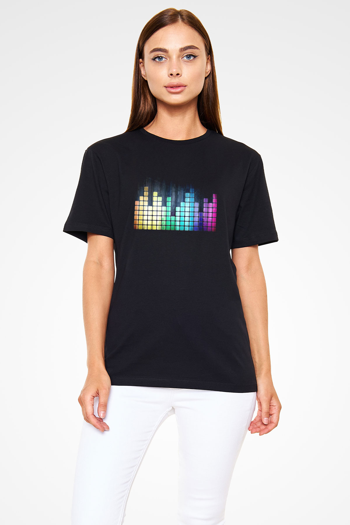 Tetris Siyah Unisex Tişört T-Shirt
