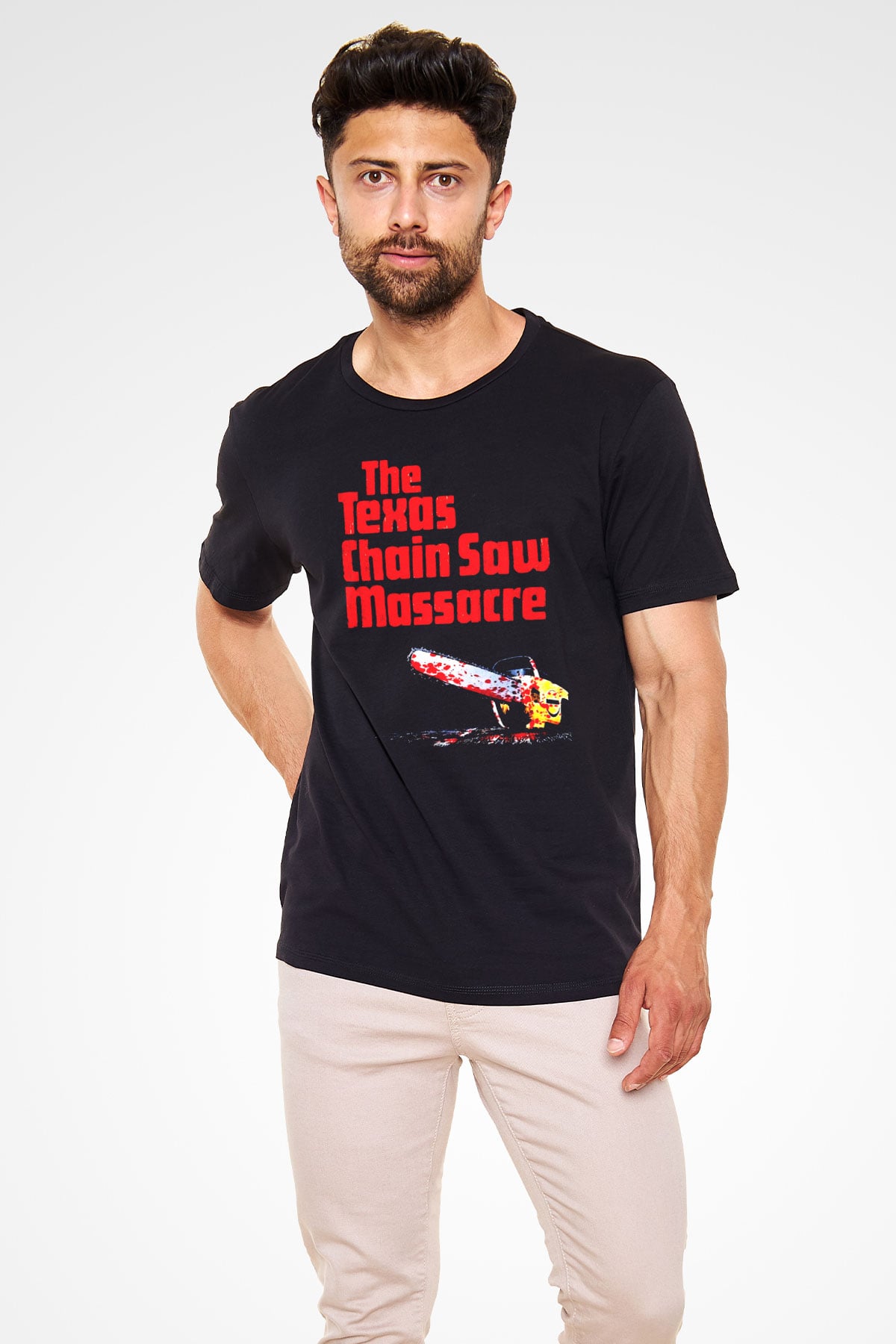Texas Chain Saw Massacre Siyah Unisex Tişört