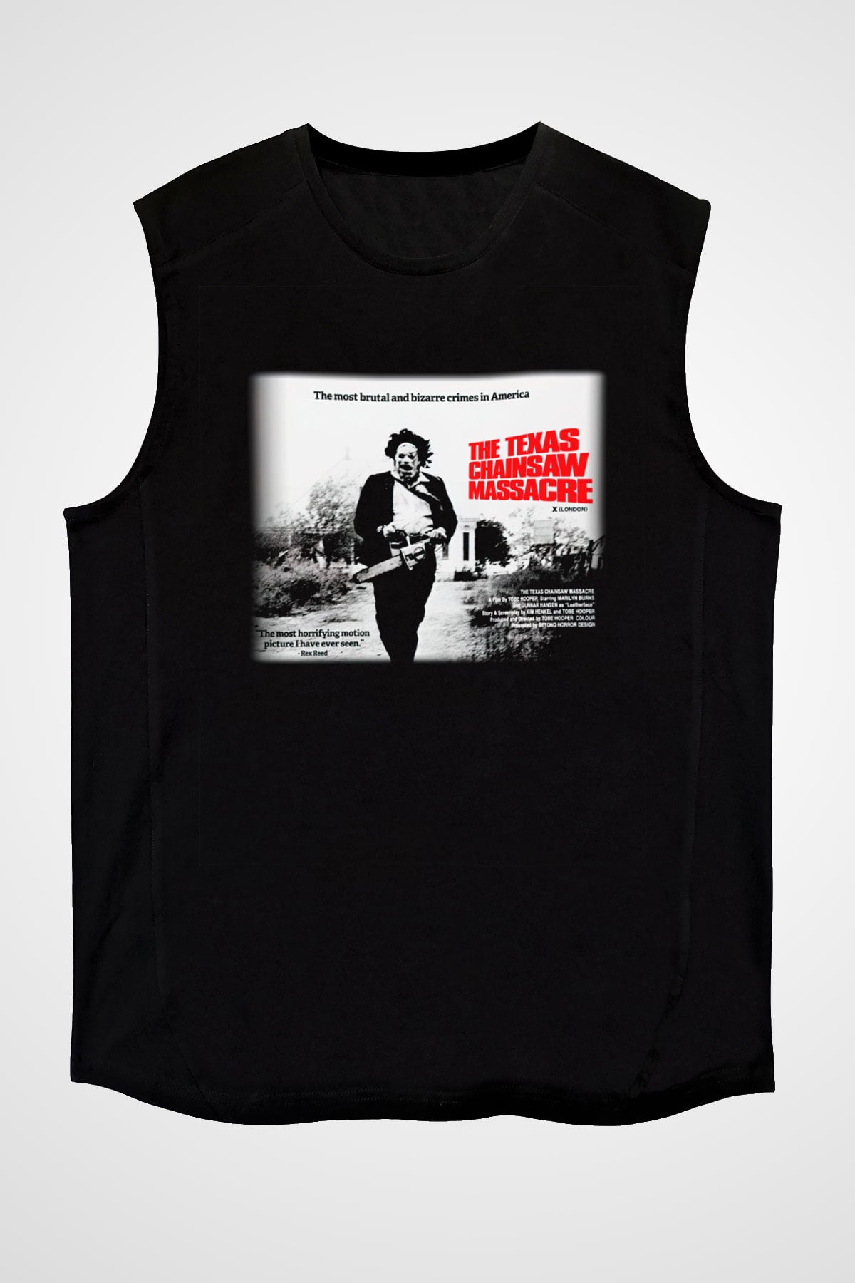 Texas Chain Saw Massacre Siyah Unisex Kolsuz Tişört