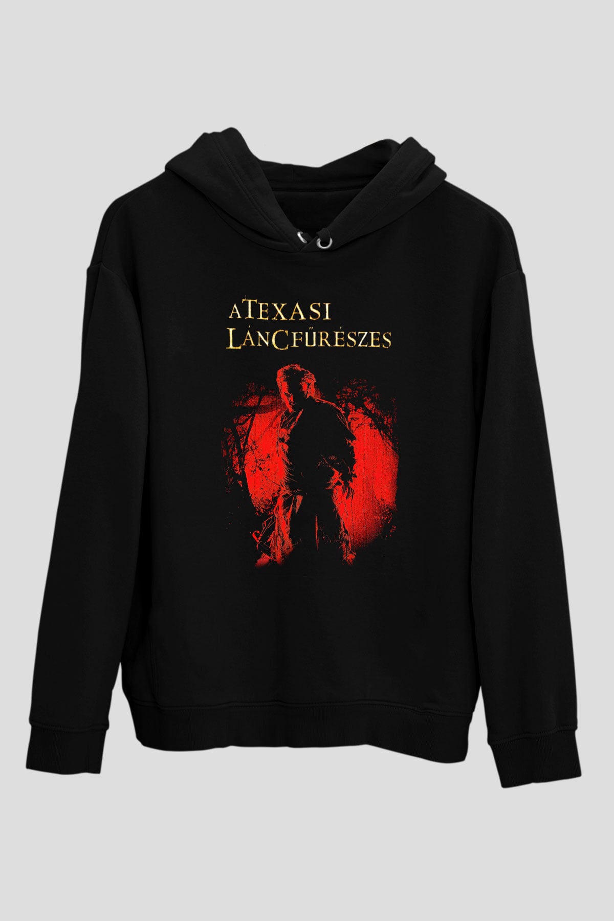 Texas Chain Saw Massacre Siyah Unisex Hoodie